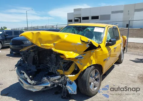 2016 Ram 1500 Lone Star из США, поврежденный, VIN 1C6RR6LT8GS341190